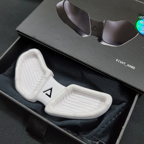 DELTAHUB CARPIO 人體工學流動滑鼠手腕托S Size(白色(右手用))