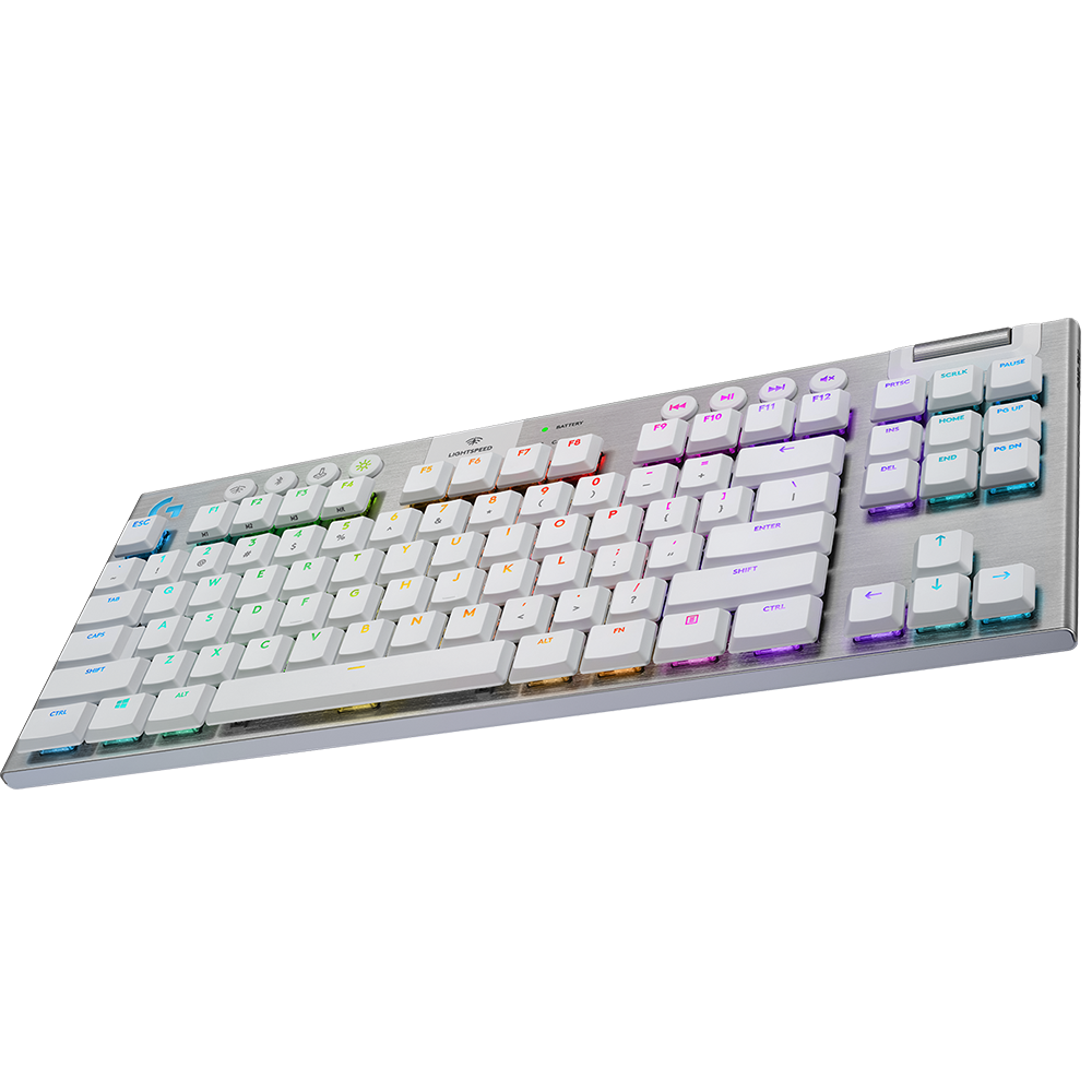Logitech G913 TKL Lightspeed RGB 無線機械式鍵盤白色(GL Tactile 觸 Logitech G913 TKL Lightspeed RGB 無線機械式鍵盤白色(GL Tactile 觸