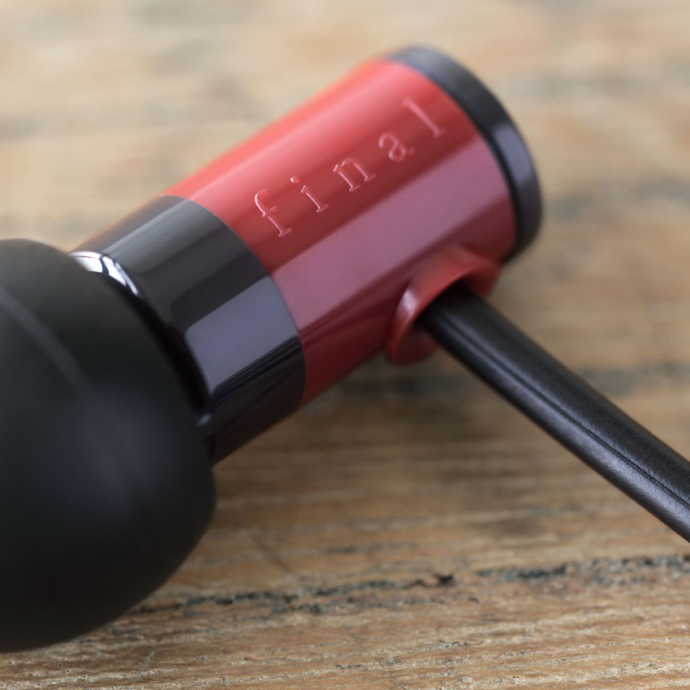 Final Audio Design E1000 入耳式耳機(紅色)