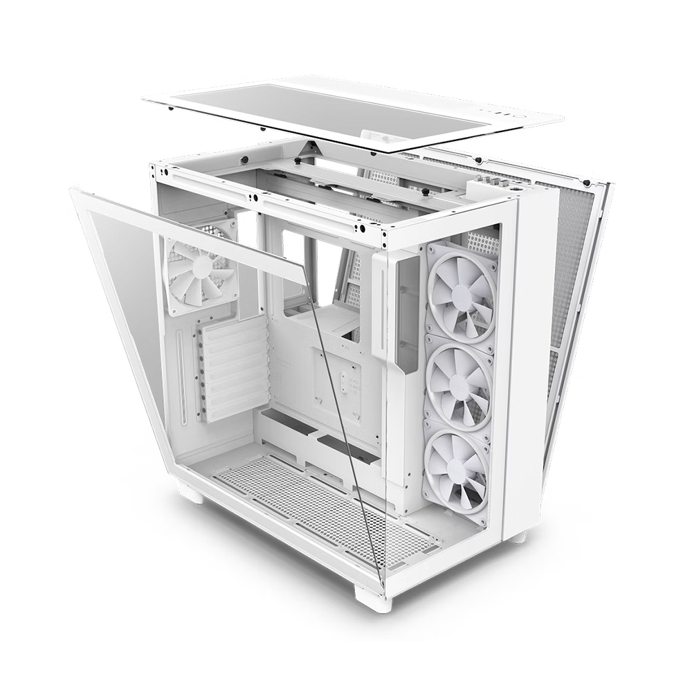 NZXT H9 Elite Dual-Chamber 中塔ATX機箱(白色)