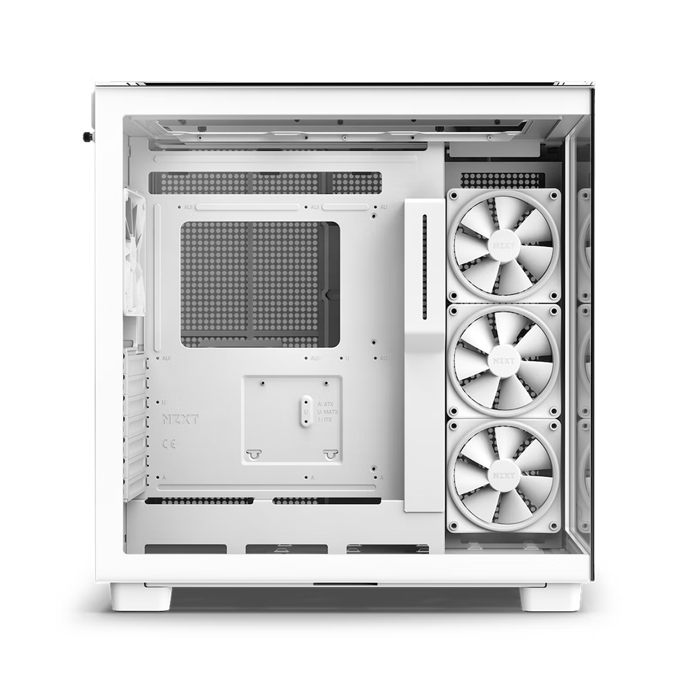 NZXT H9 Elite Dual-Chamber 中塔ATX機箱(白色)