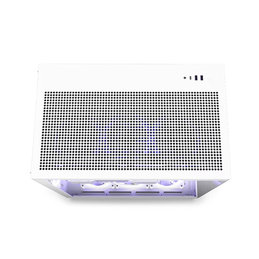 NZXT H9 Flow Dual-Chamber Air Flow 中塔機箱(白色)