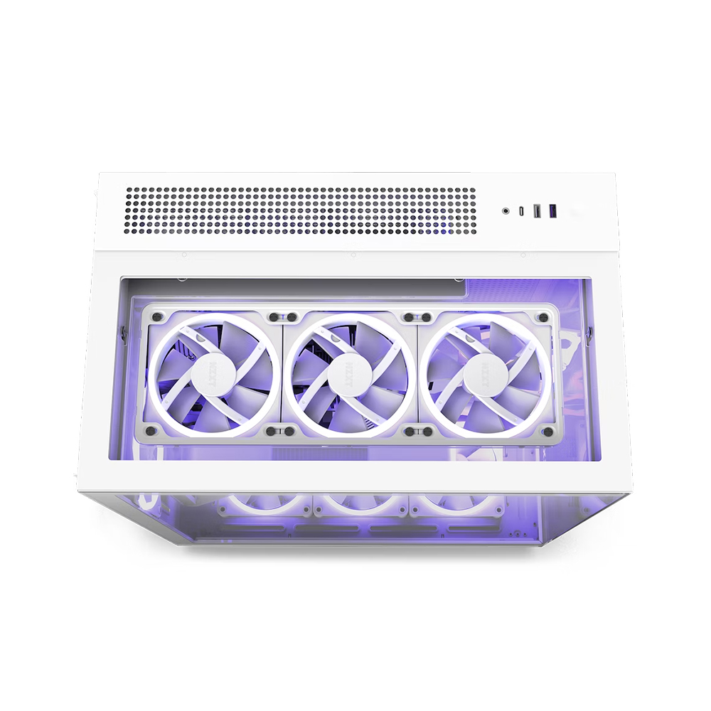 NZXT H9 Elite Dual-Chamber 中塔ATX機箱(白色)