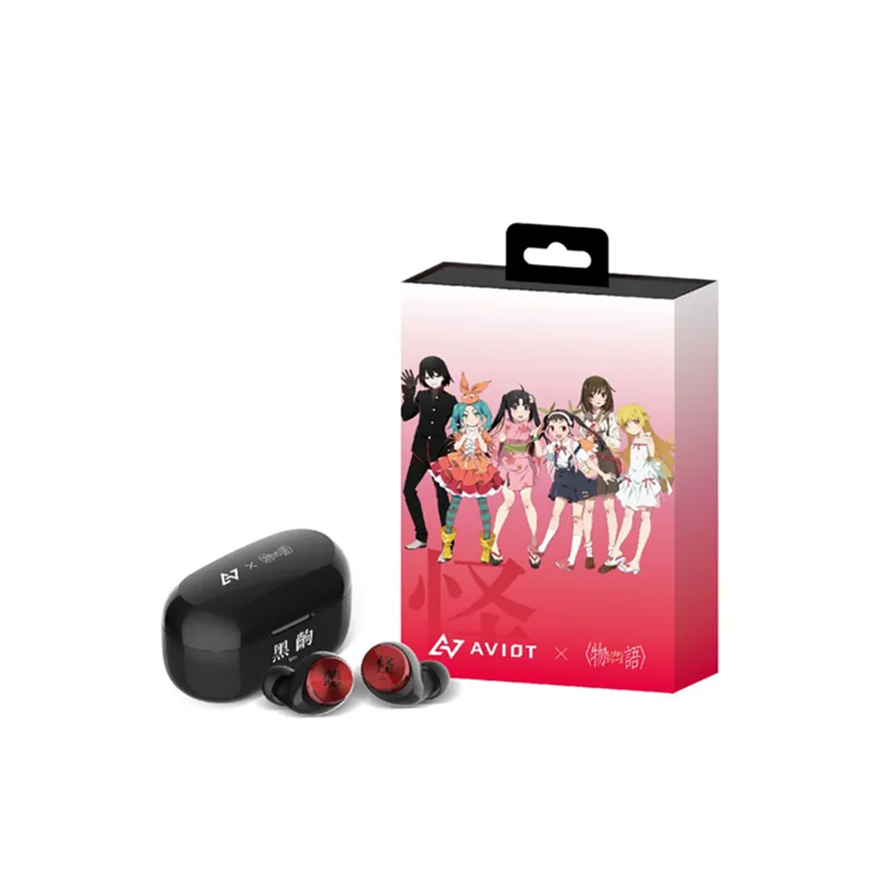 AVIOT TE-D01v Monogatari《物語系列》無線藍芽耳機(Kai-怪黑色)