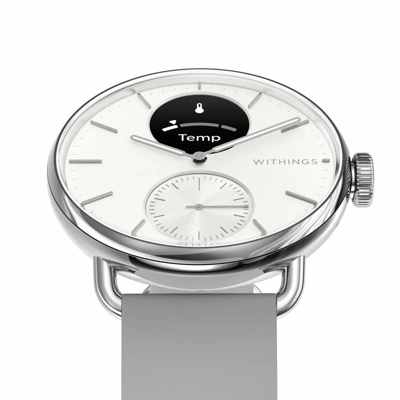 Withings ScanWatch 2 混合指針式智能手錶(White-白-38mm)
