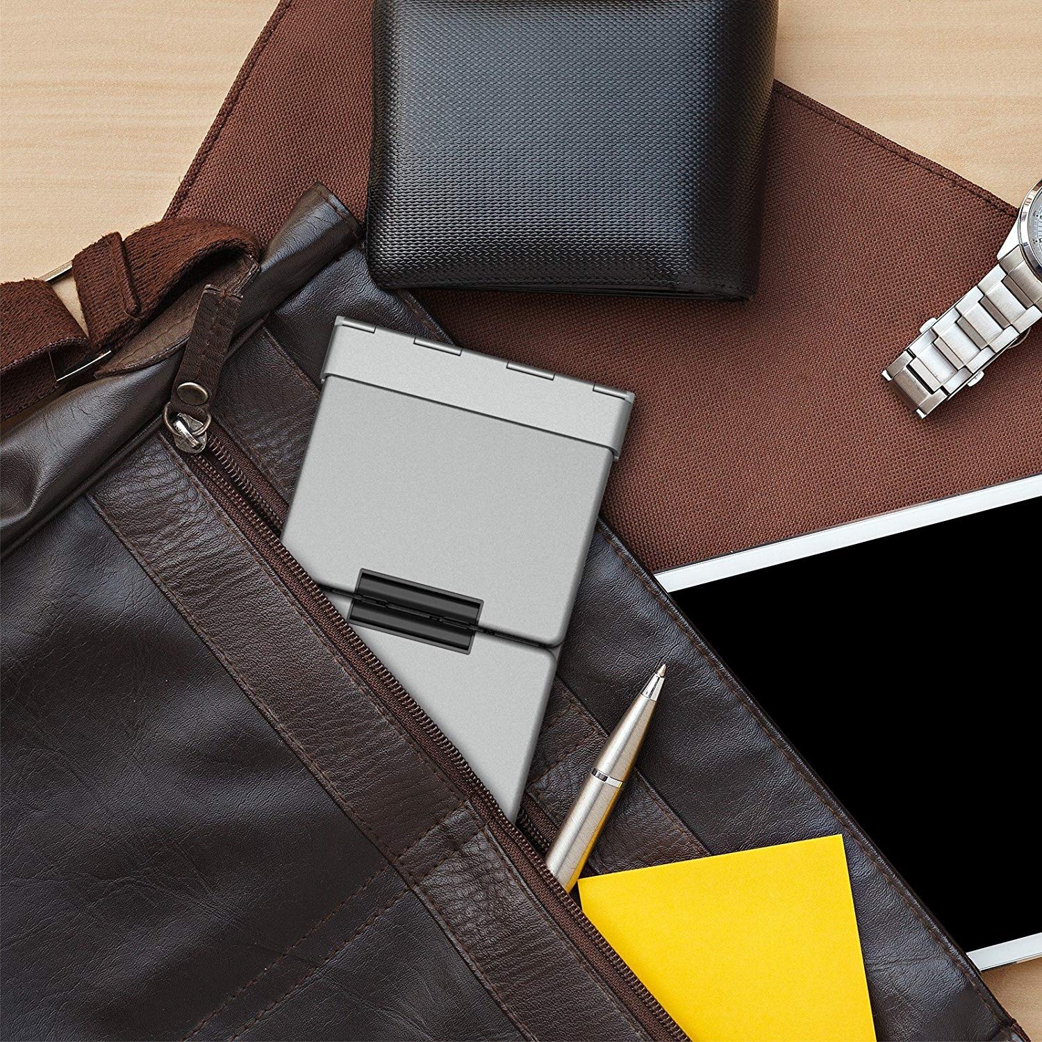 iClever IC-BK08 便攜式三折疊藍牙鍵盤 (太空灰)(連觸控板)