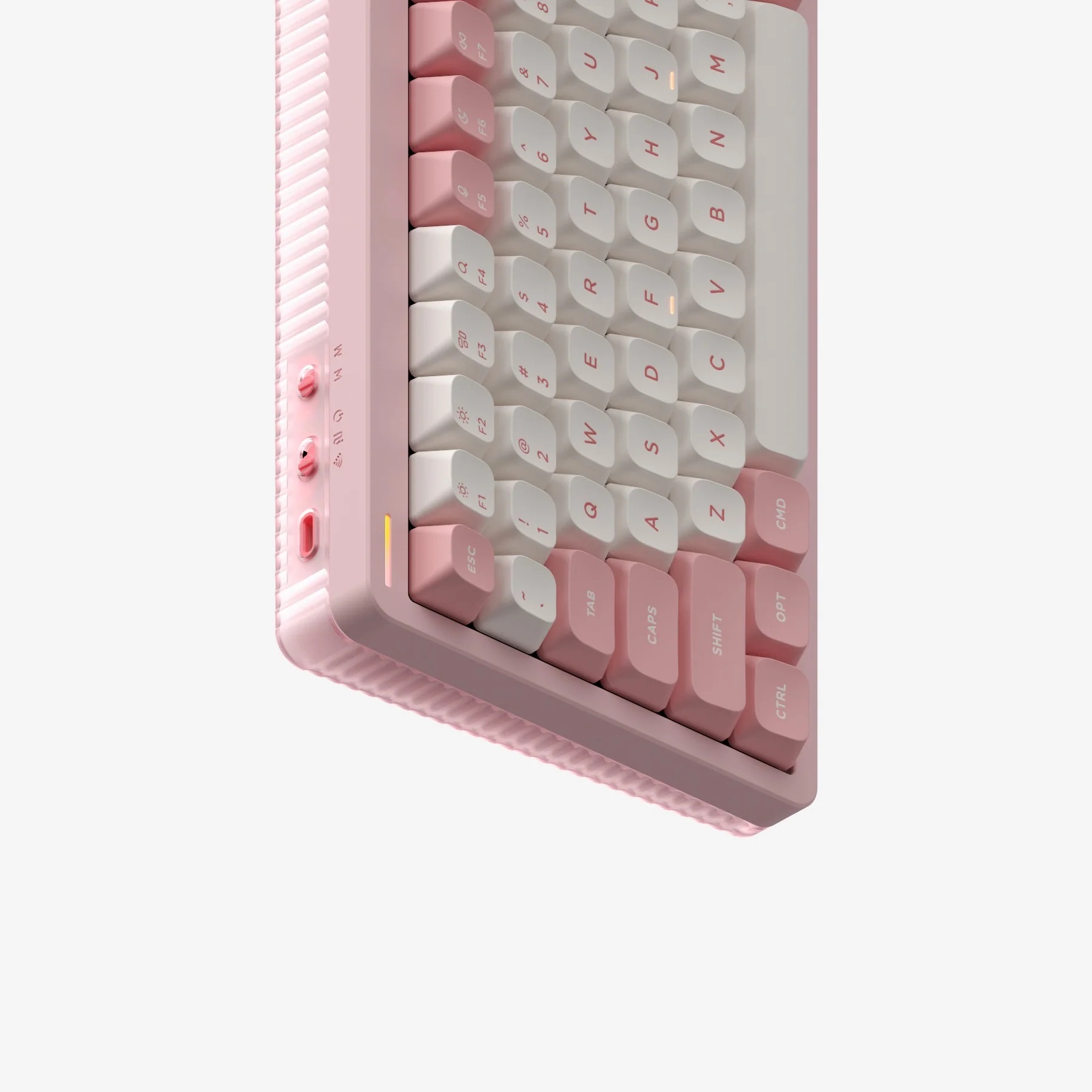 NuPhy Halo75 V2 無線機械鍵盤(Sakura Fizz/櫻花粉紅-薄荷軸)