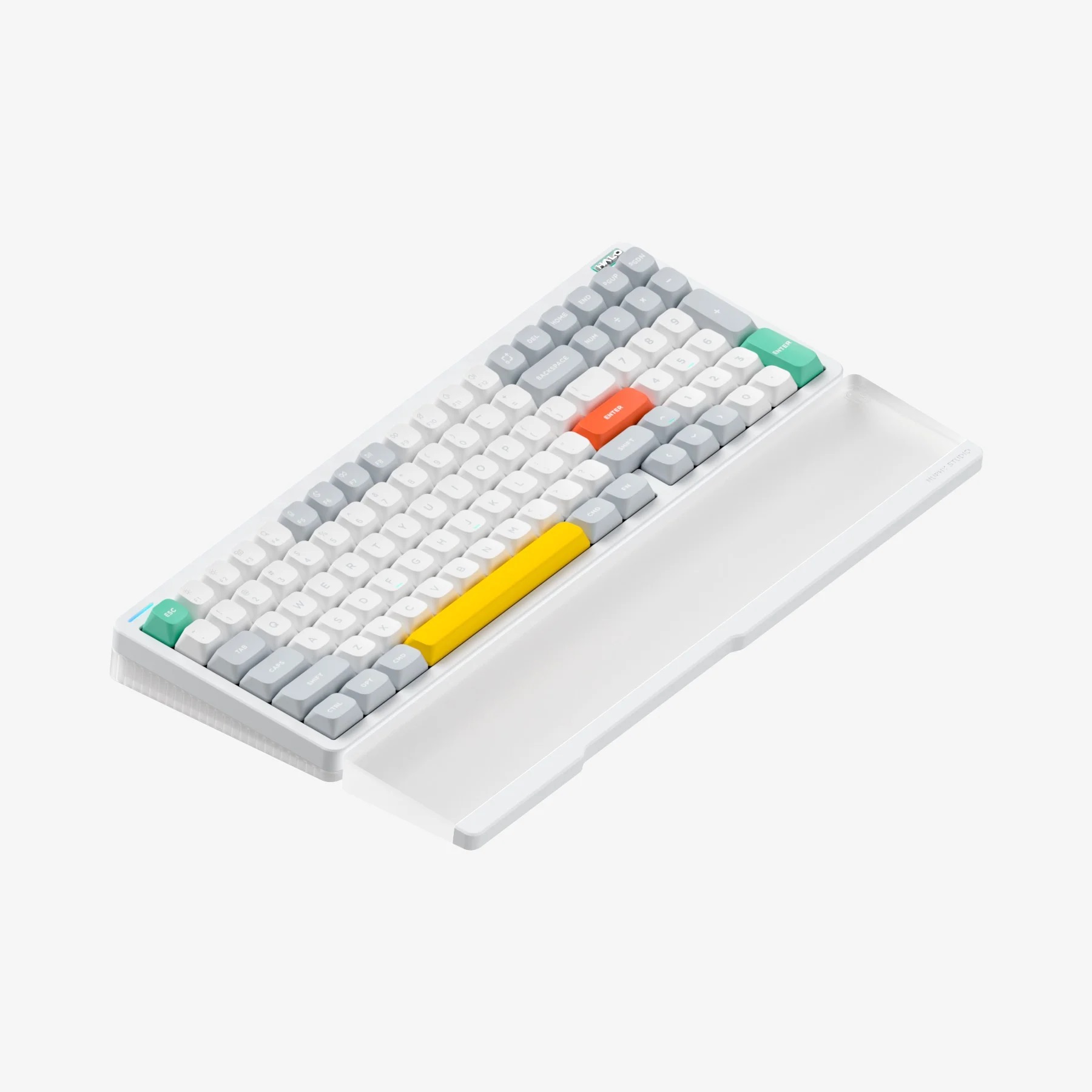 NuPhy Halo75 V2 無線機械鍵盤(Ionic White/離子白-檸檬軸)