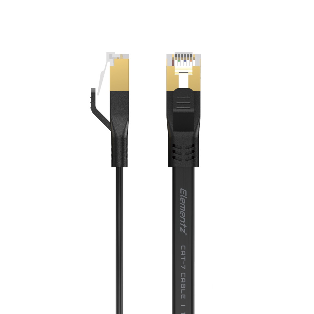 Elementz CAT 7 ETHERNET CABLE 乙太網路線(EN-C7-03M)(3M-黑色)