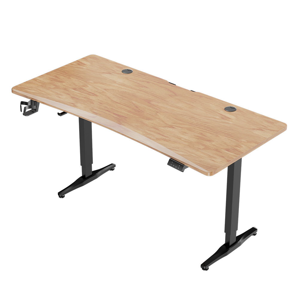 T73C 1stPlayer MOTO-GT 電動升降電競桌(1675 (L160*W75*H72-117cm)-黑色腳架)