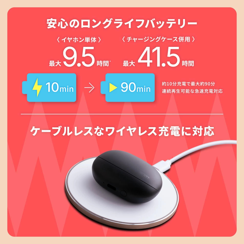 AVIOT TE-U1 真無線入耳式耳機(白色)