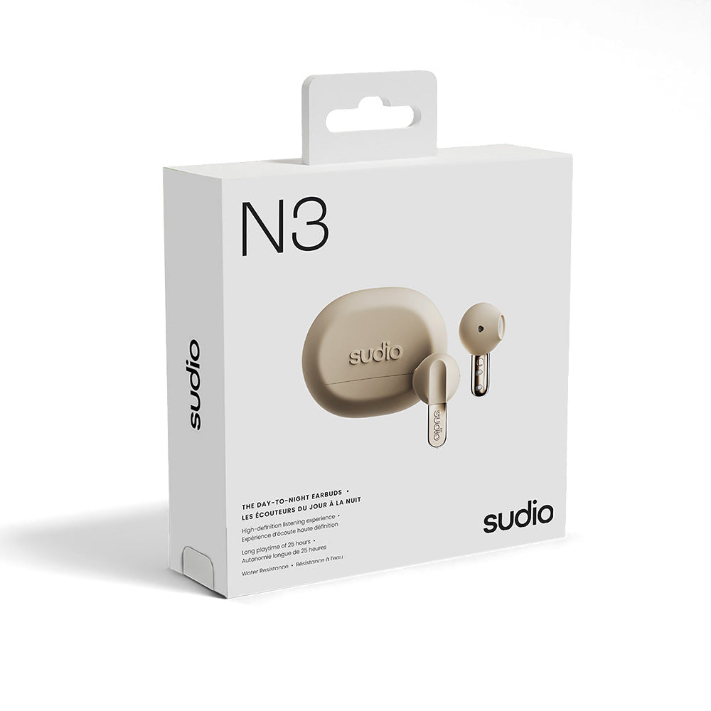Sudio N3 防水真無線耳機(沙色)