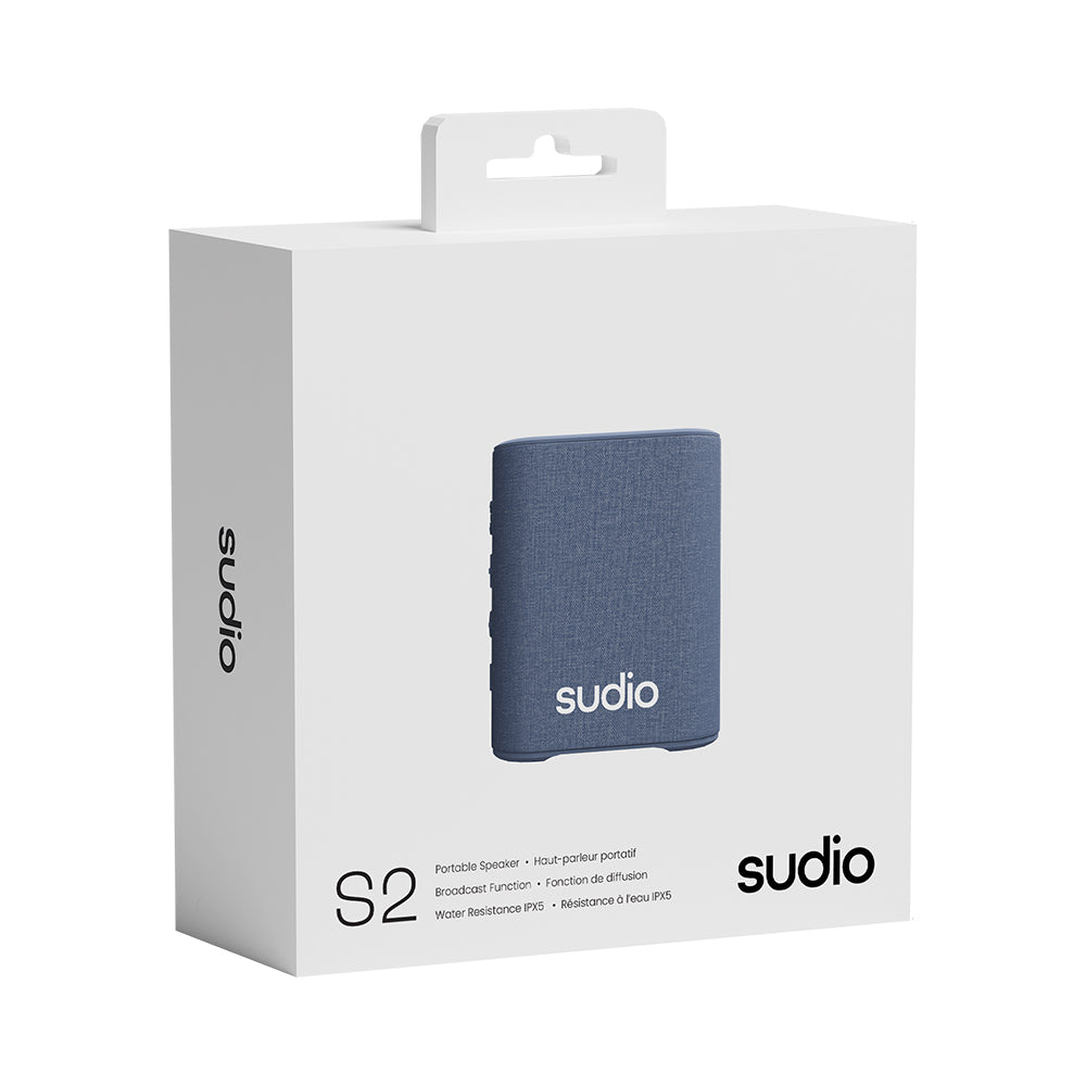 Sudio S2 Mini 便攜式防水無線喇叭(藍色)