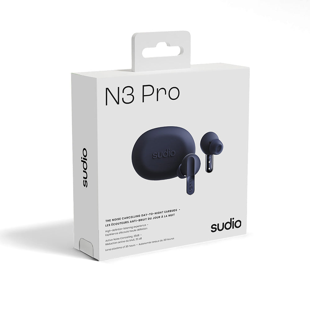 Sudio N3 Pro 防水主動降噪真無線耳機(藍色)
