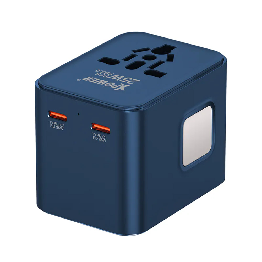 XPower TA3B 25W 4輸出PD 3.0/PPS旅行充電器(Blue)