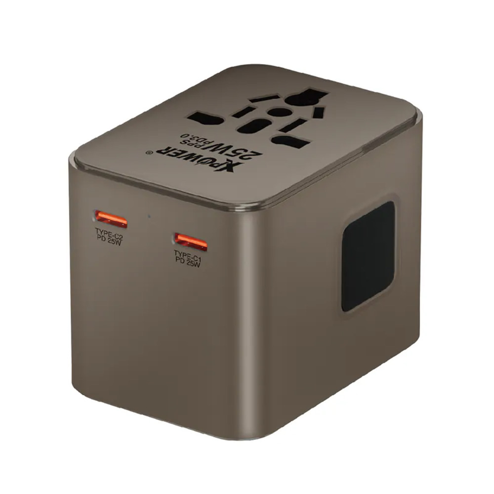 XPower TA3B 25W 4輸出PD 3.0/PPS旅行充電器(Desert Titanium)