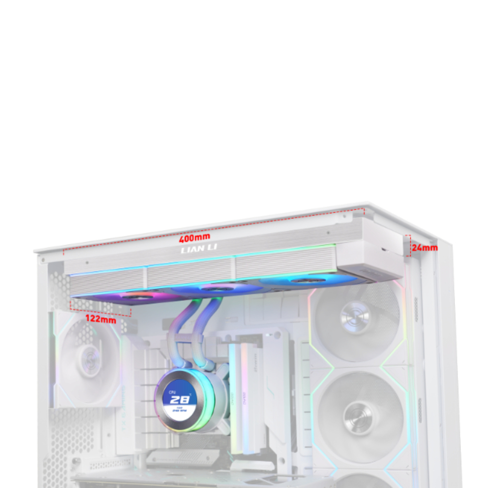 LIAN LI Hydroshift II LCD-C 360CL AIO 水冷散熱器(CL風扇-白色)