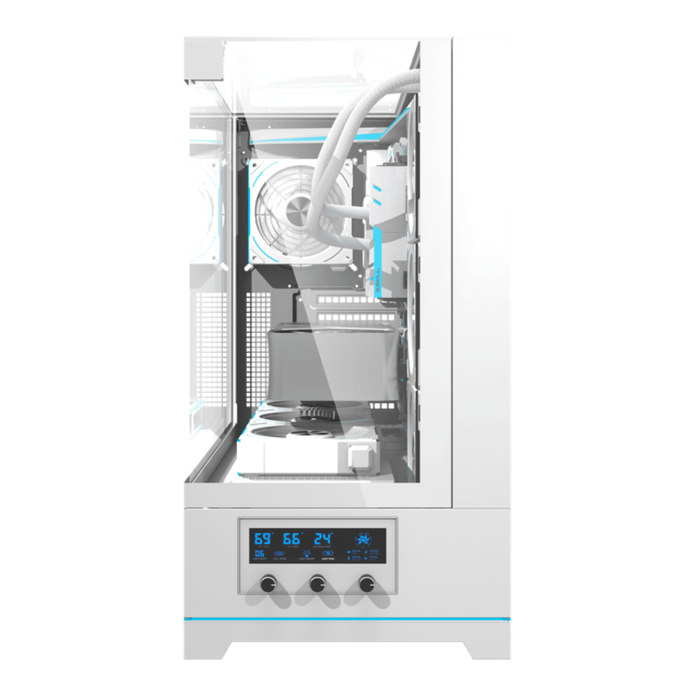 darkFlash DY450 Pro ATX機箱(白色)