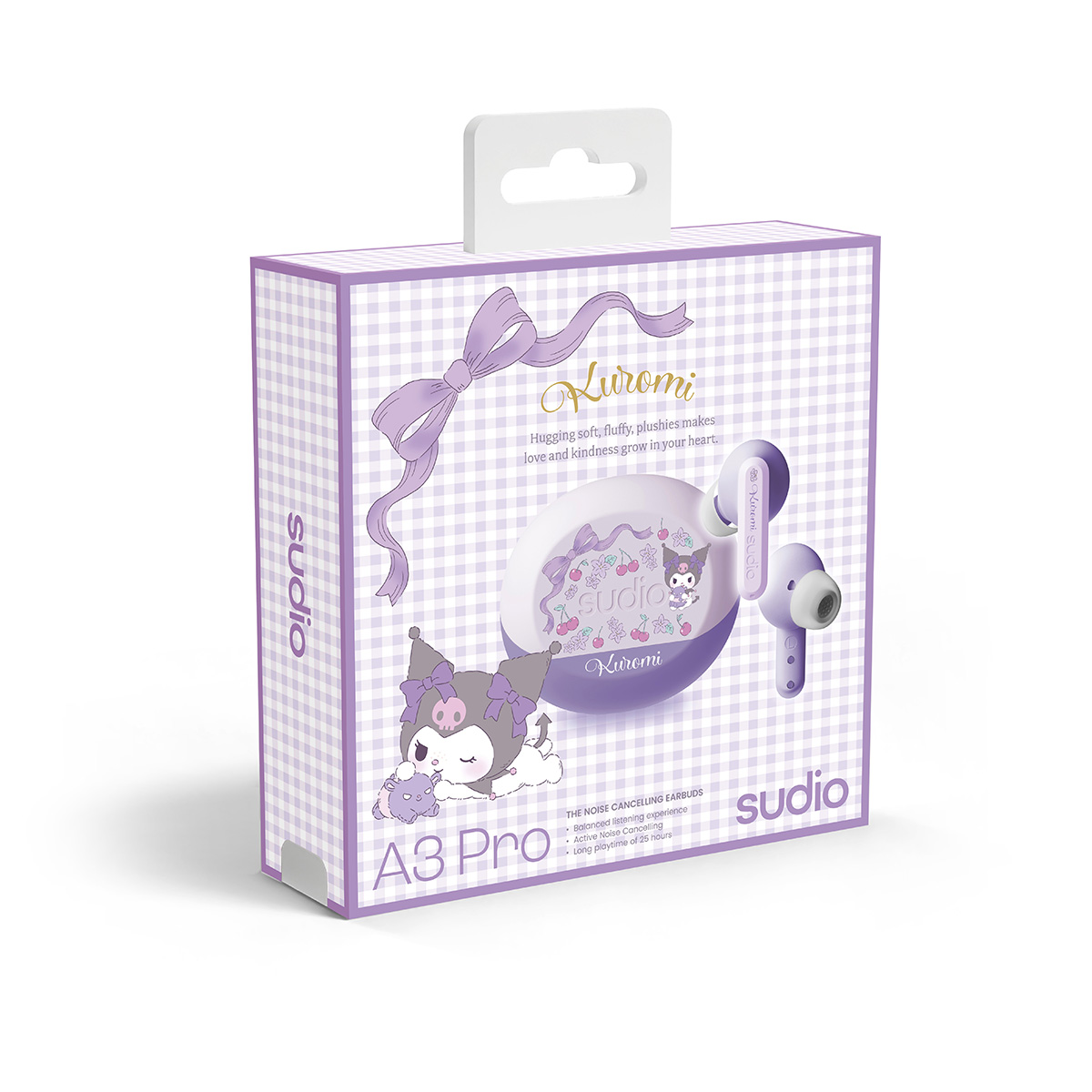 Sudio A3 Pro 防水主動降噪真無線耳機Kuromi香港限定版(魅力紫)