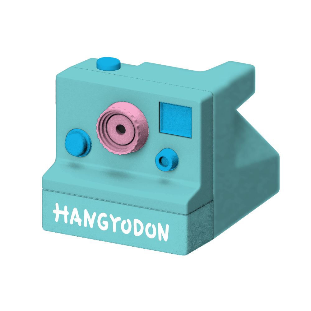 Escura Retro 1-HD 迷你數碼相機(水怪漢頓)