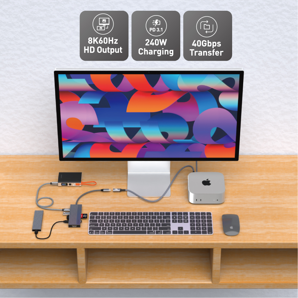 Elementz USB4 USB C To CF 延長線(NQL-F05)(100cm)