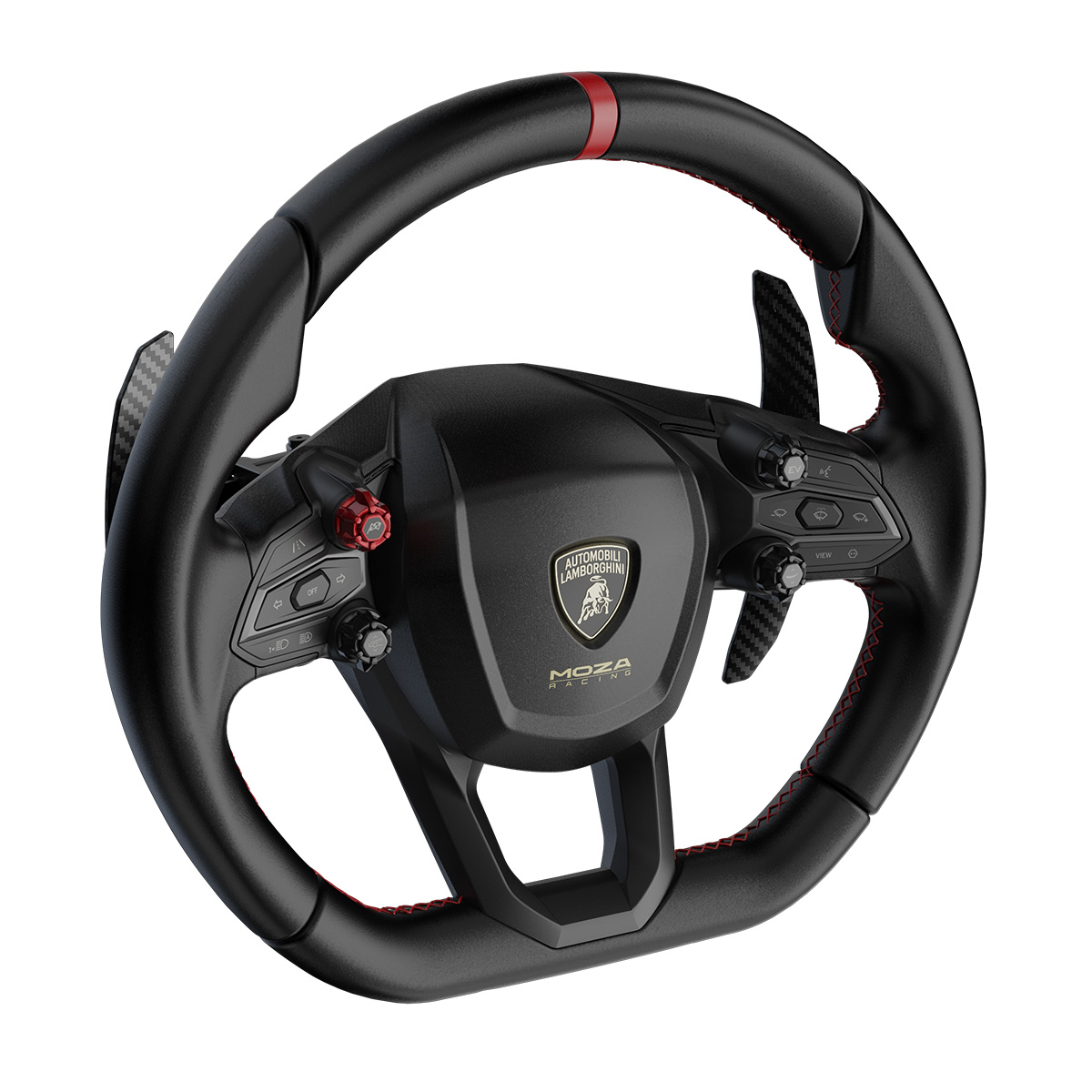 MOZA Racing × 林寶堅尼 Lamborghini Revuelto方向盤