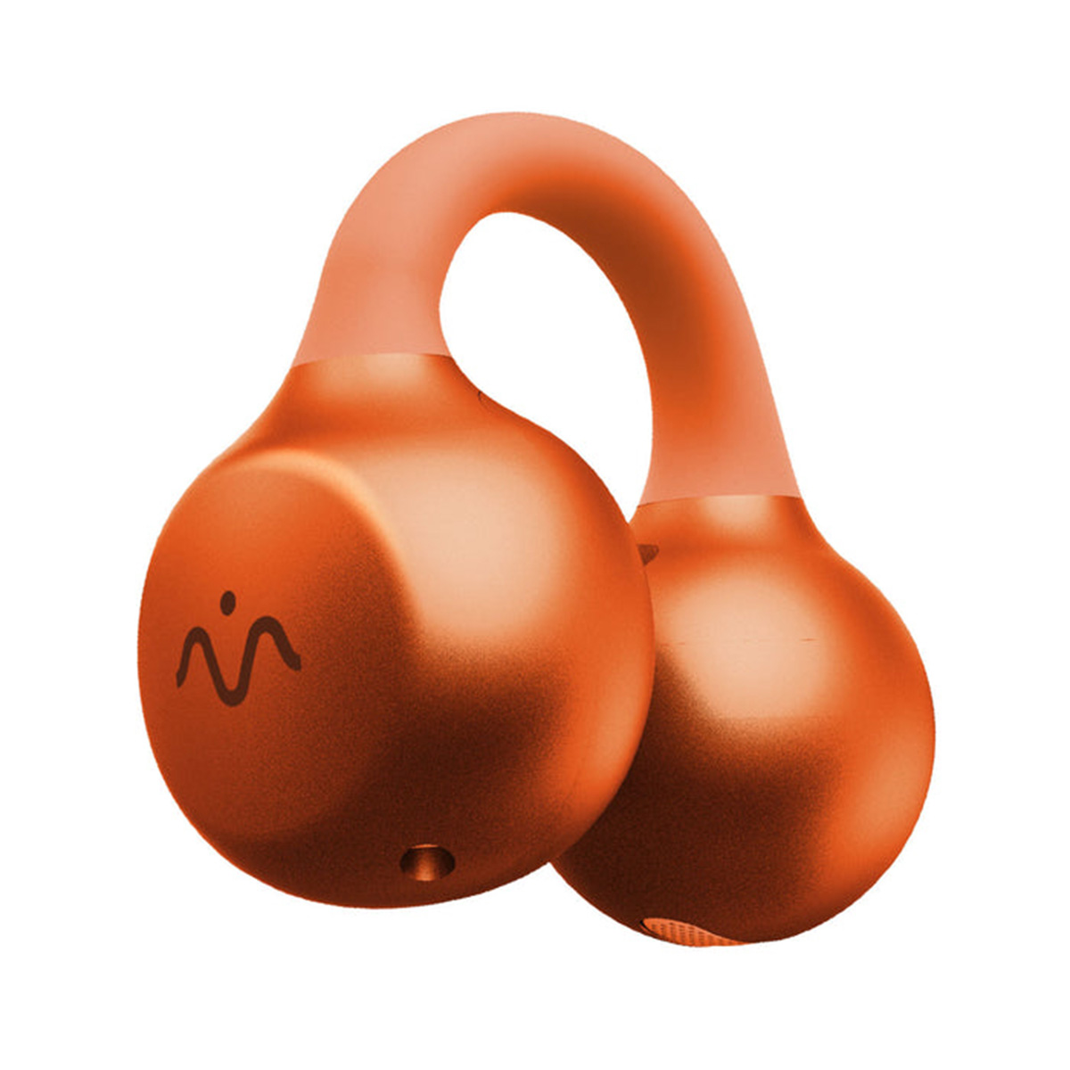 MOMAX 1-Vibe Clip M.IN.D 真無線降噪智能夾耳式耳機(橙色)