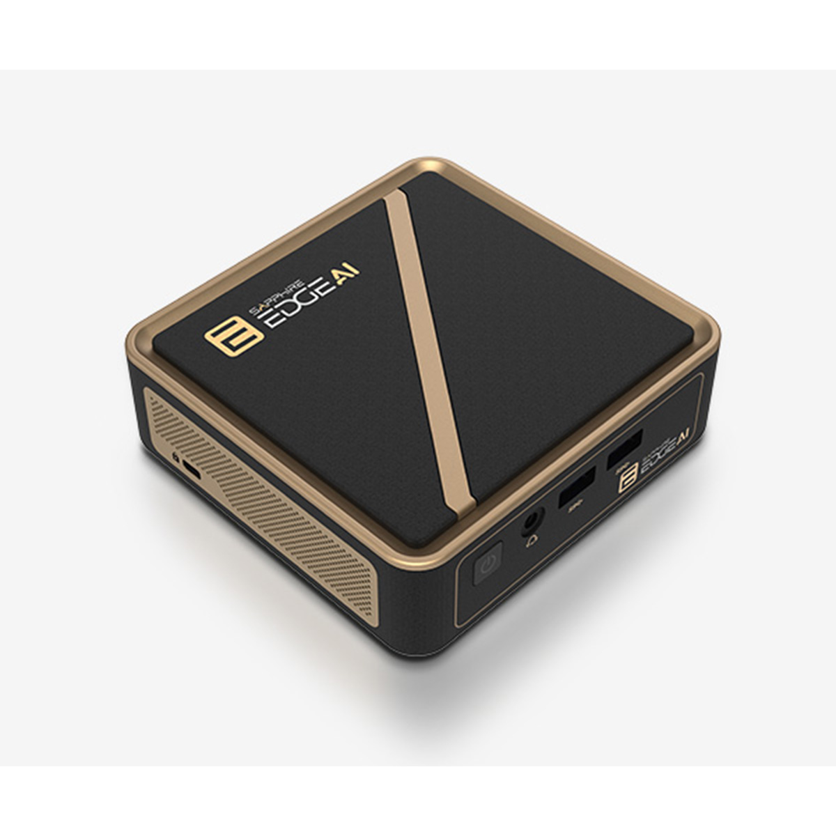 SAPPHIRE EDGE AI 370 (Ryzen AI HX 9 370+無記憶體+無存儲界面) 迷你準系統電腦(Ryzen AI HX 9 370)