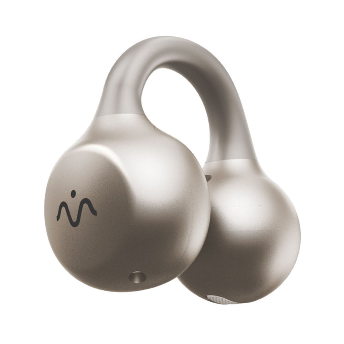 MOMAX 1-Vibe Clip M.IN.D 真無線降噪智能夾耳式耳機(鈦色)