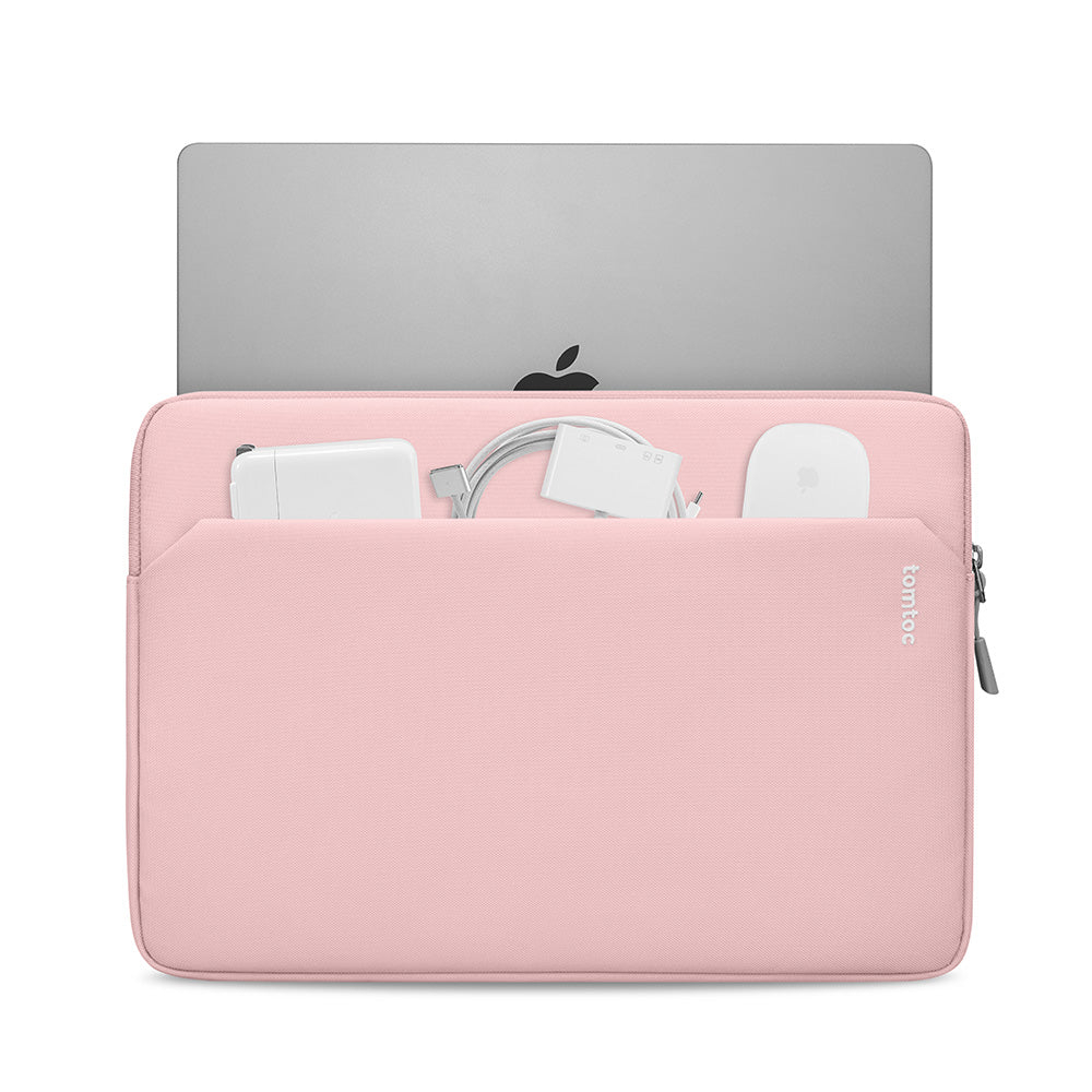 tomtoc Light-A18電腦保護袋 適用於14吋新款MacBook Pro(Pink)