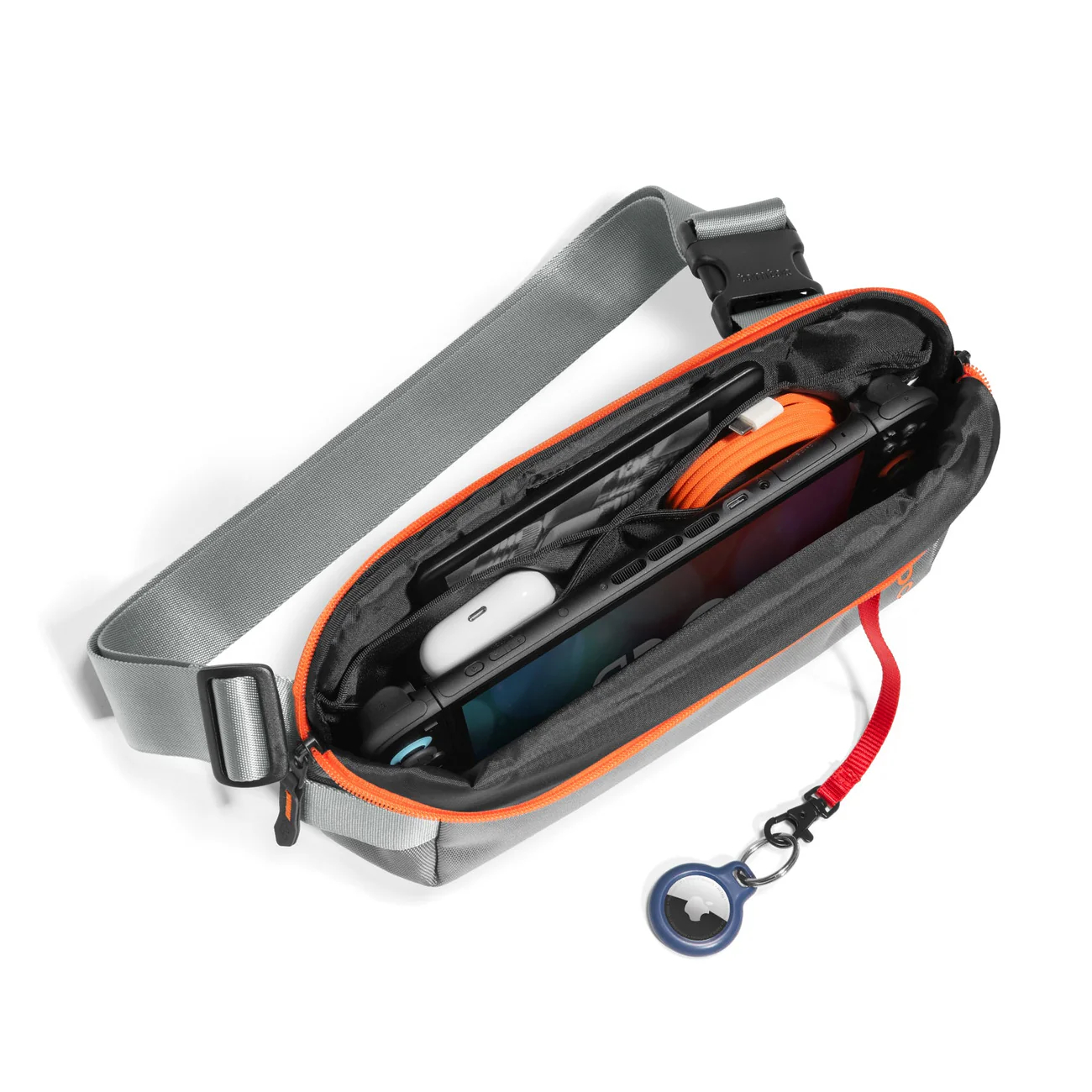 tomtoc Explorer-T21 S 斜肩包(可收納iPad Mini)(T21S1G1)(Space Gray)