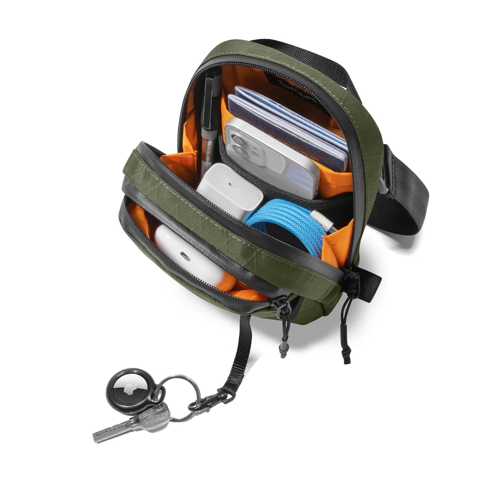 tomtoc Aviator-T37 X-PAC 小型斜孭袋(T37S1T1)(Green)