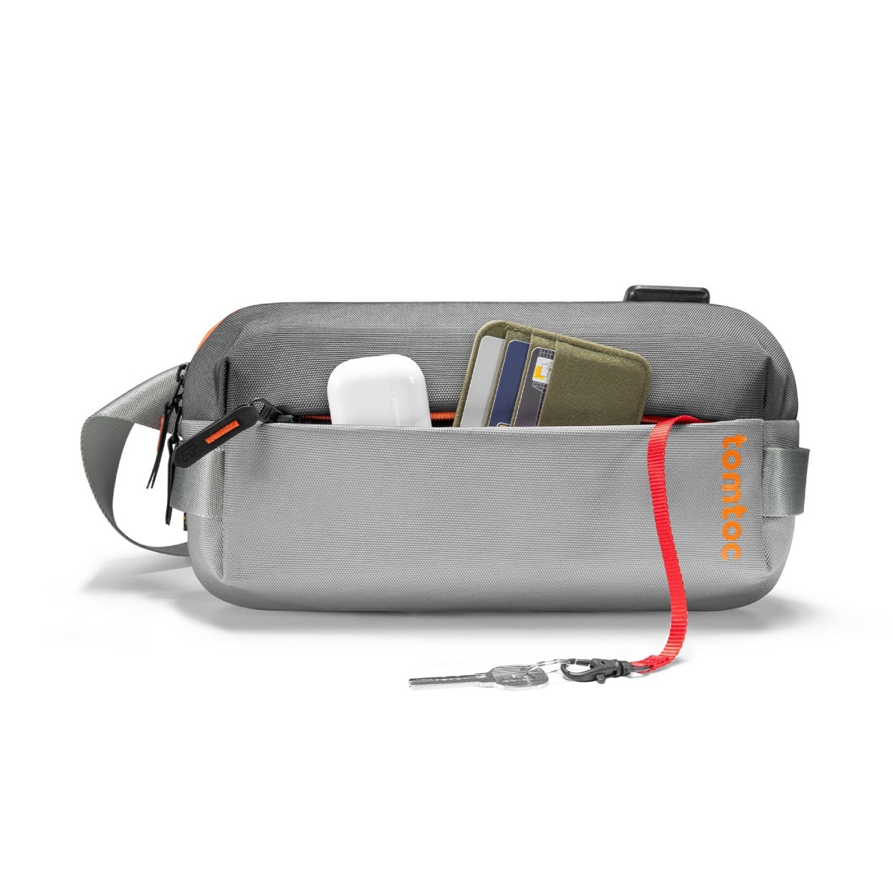 tomtoc Explorer-T21 S 斜肩包(可收納iPad Mini)(T21S1G1)(Space Gray)