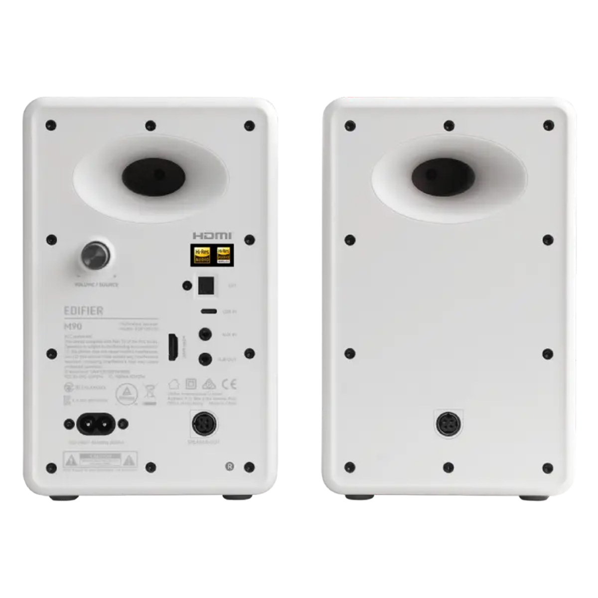 Edifier M90 精巧型主動式喇叭(支援HDMI eARC)(白色)