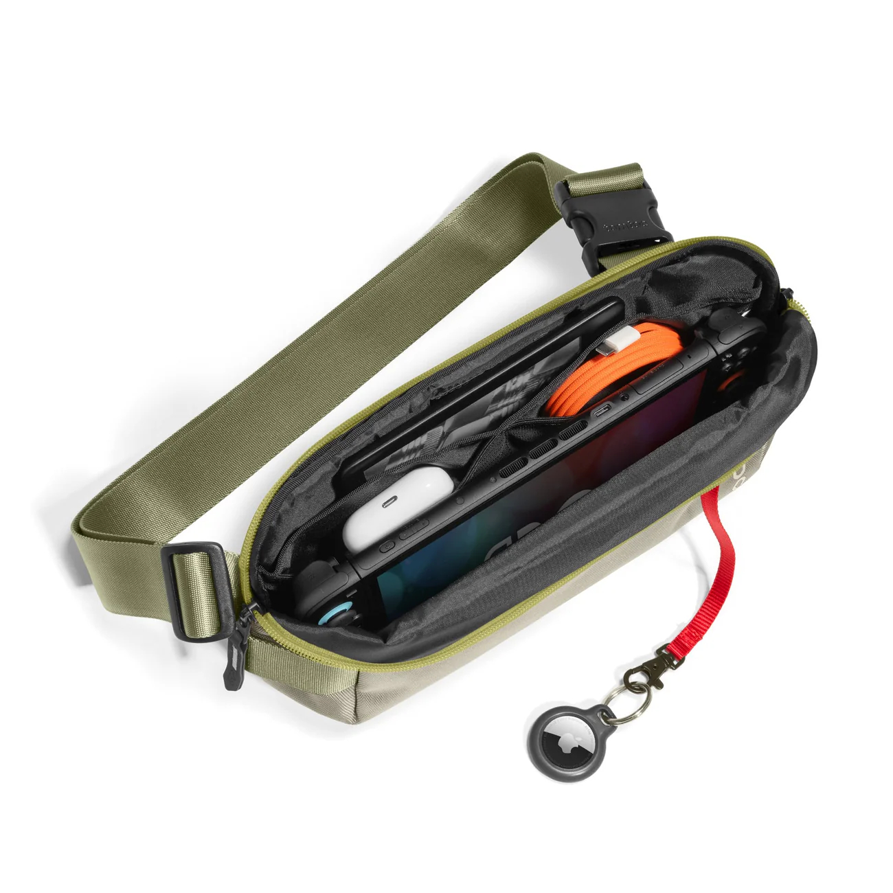 tomtoc Explorer-T21 S 斜肩包(可收納iPad Mini)(T21S1T1)(Olive Green)