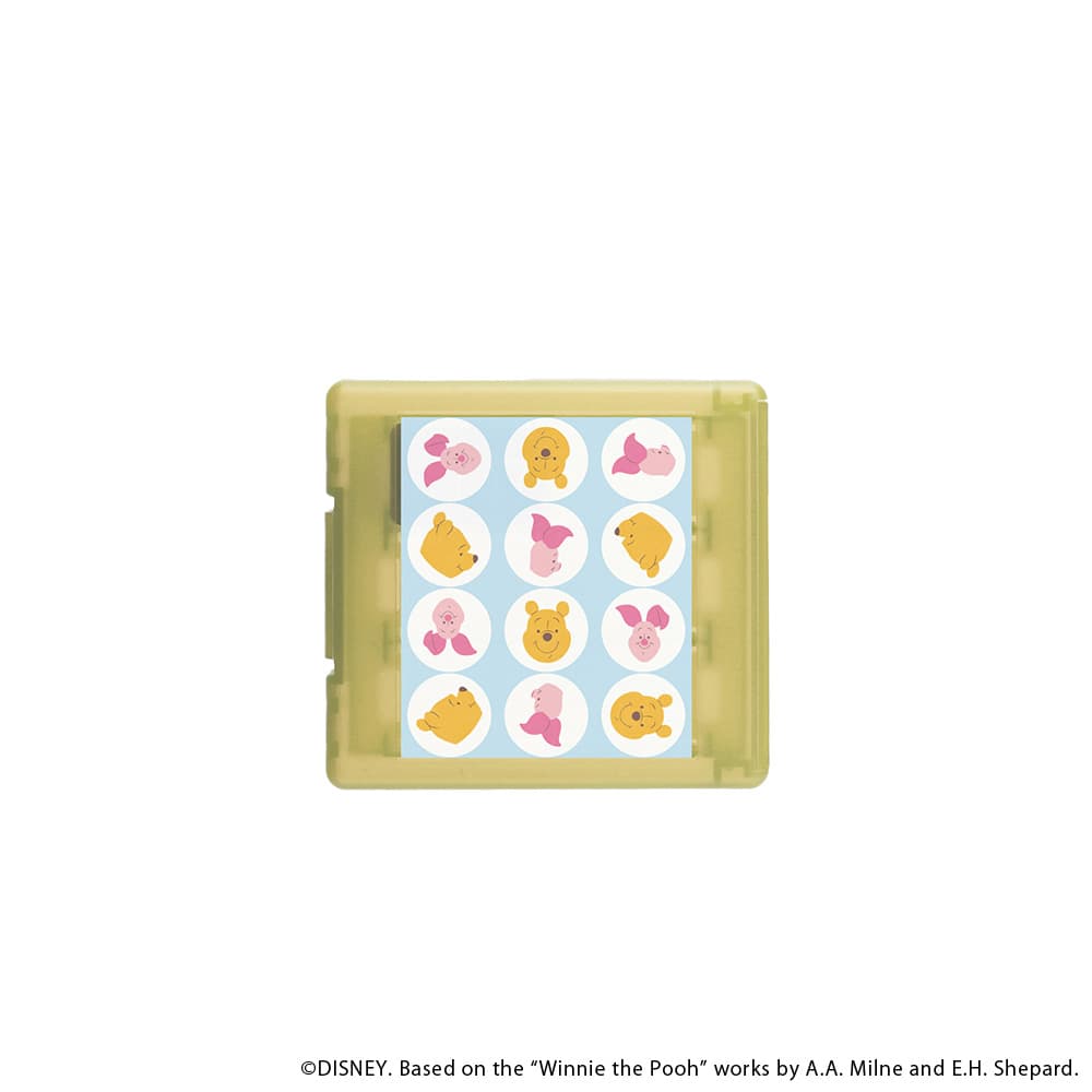 PGA 迪士尼 : 卡匣收納盒(可收納23片遊戲卡帶+2片MicroSD)(小熊維尼)