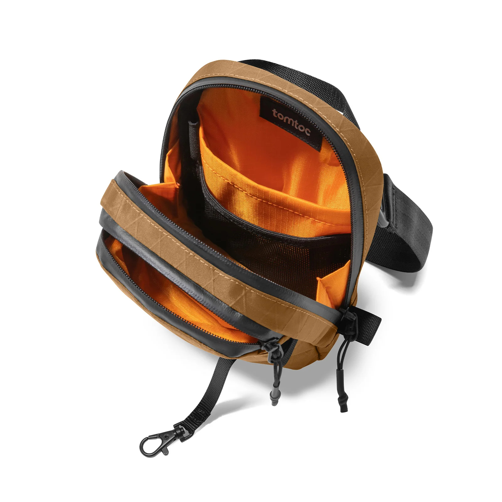 tomtoc Aviator-T37 X-PAC 小型斜孭袋(T37S1Y1)(Brown)