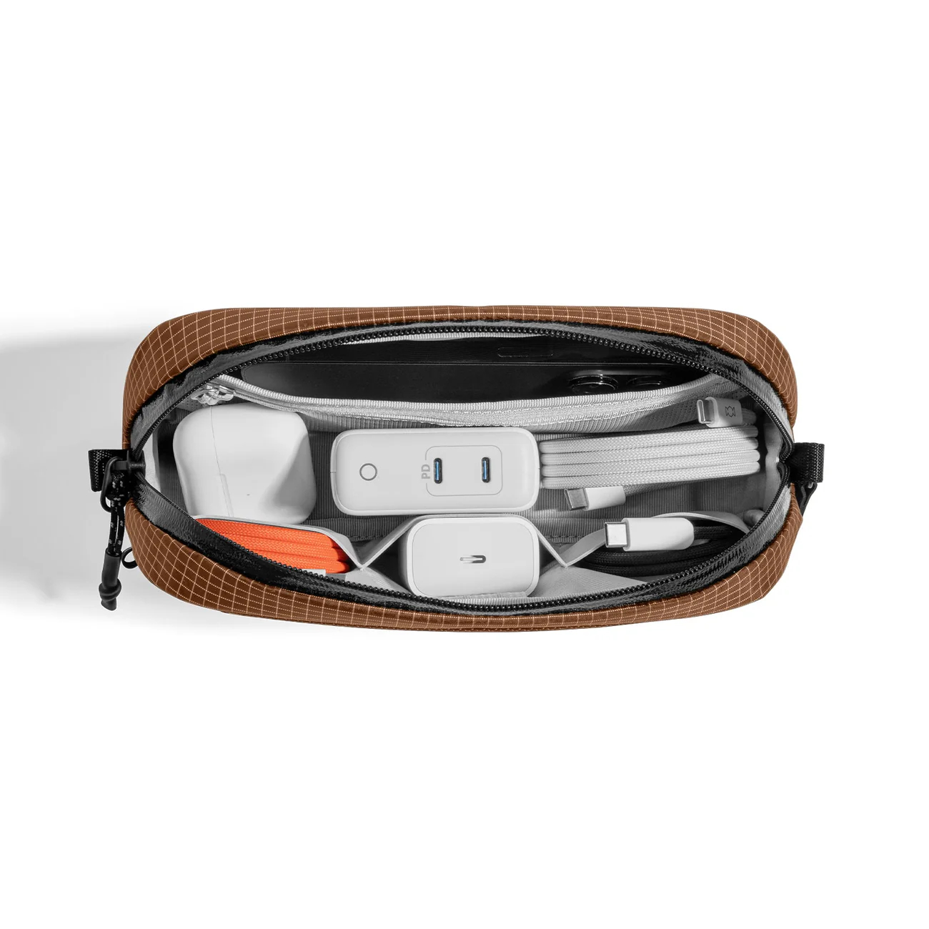 tomtoc Light-T12 電子收納包(T12S1K1)(Brown)