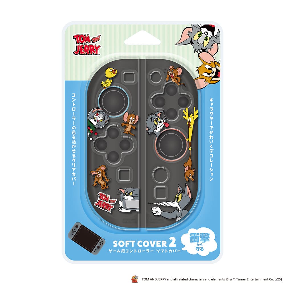 PGA 迪士尼 : NS2 Joy-Con TPU保護套(湯姆貓與傑利鼠_Funny Art)