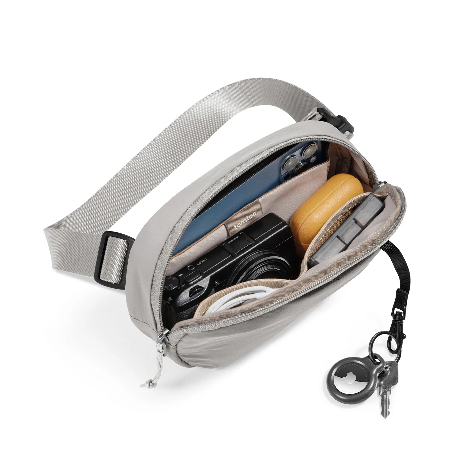 tomtoc SlingBean-T32 腰包(T32S1G1)(Gray)