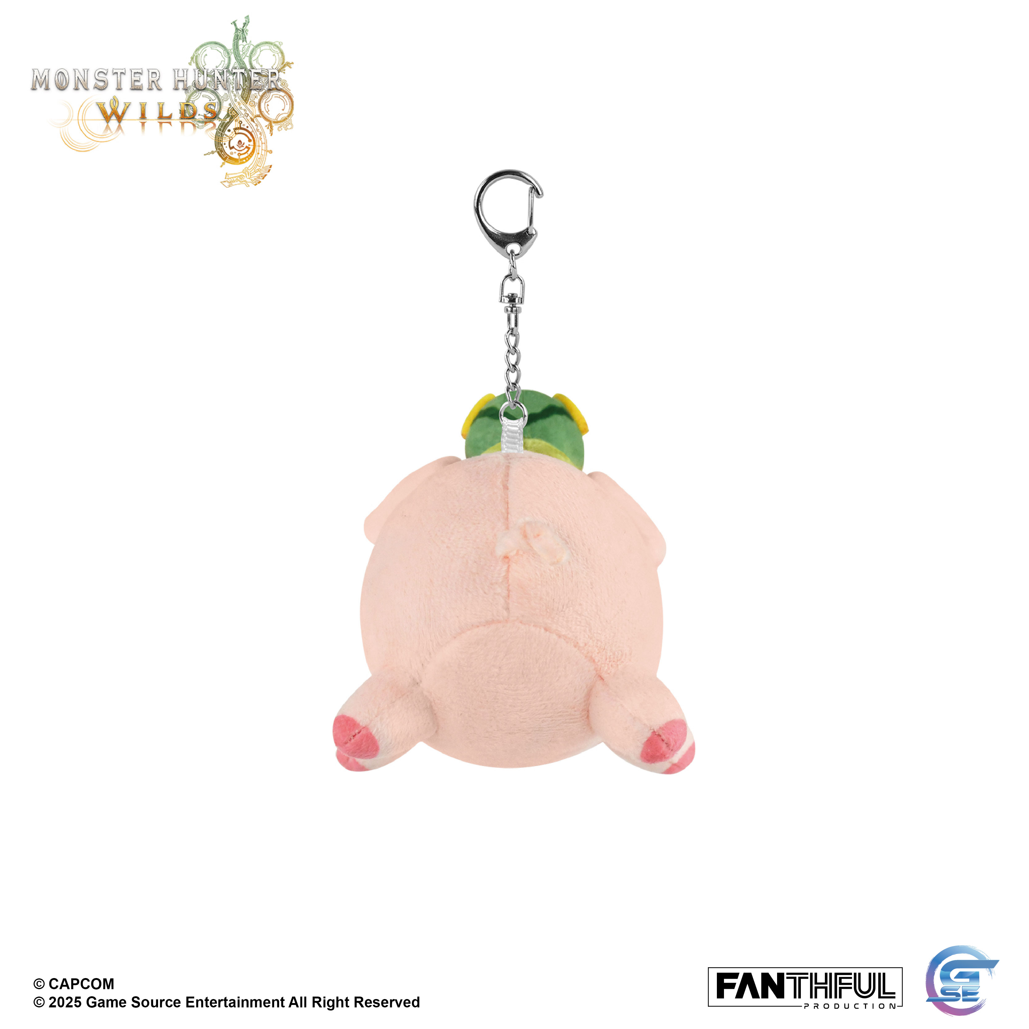 Fanthful《魔物獵人 荒野》Monster Hunter Wilds 毛絨掛件(噗吱豬)