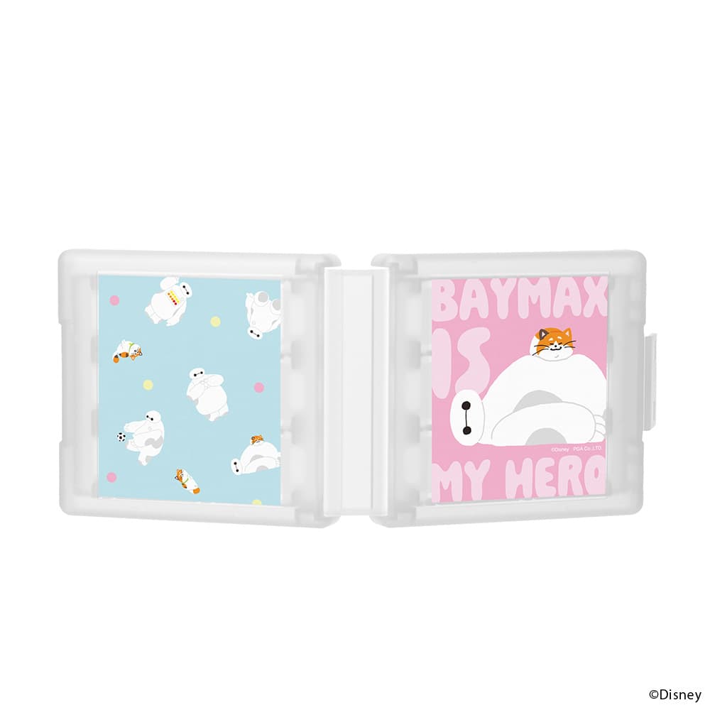 PGA 迪士尼 : 卡匣收納盒(可收納23片遊戲卡帶+2片MicroSD)(大英雄天團杯麵)