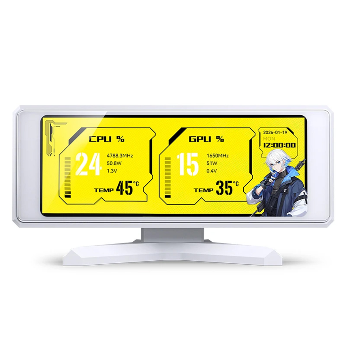 Jonsbo DS339 3.39吋 IPS副螢幕模組(白色)