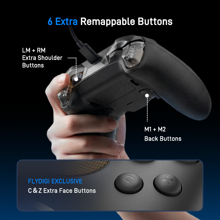 FLYDIGI Vader 5S 有線控制器 (XBOX授權 支援PC/XBOX)