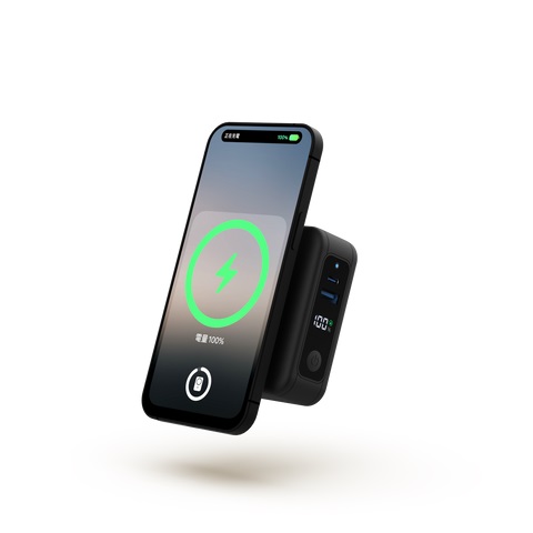 Vinnic PANGPOCHE 10000mAh 3合1 多功能磁吸充電器+旅行轉插(黑色)