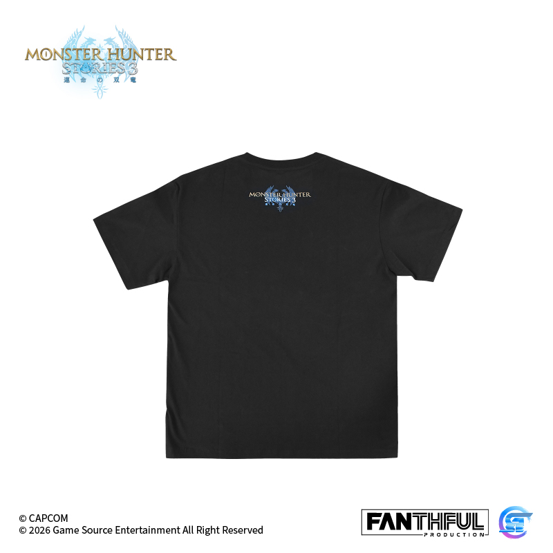 Fanthful 魔物獵人物語3 : 命運雙龍 純棉T-Shirt(S)