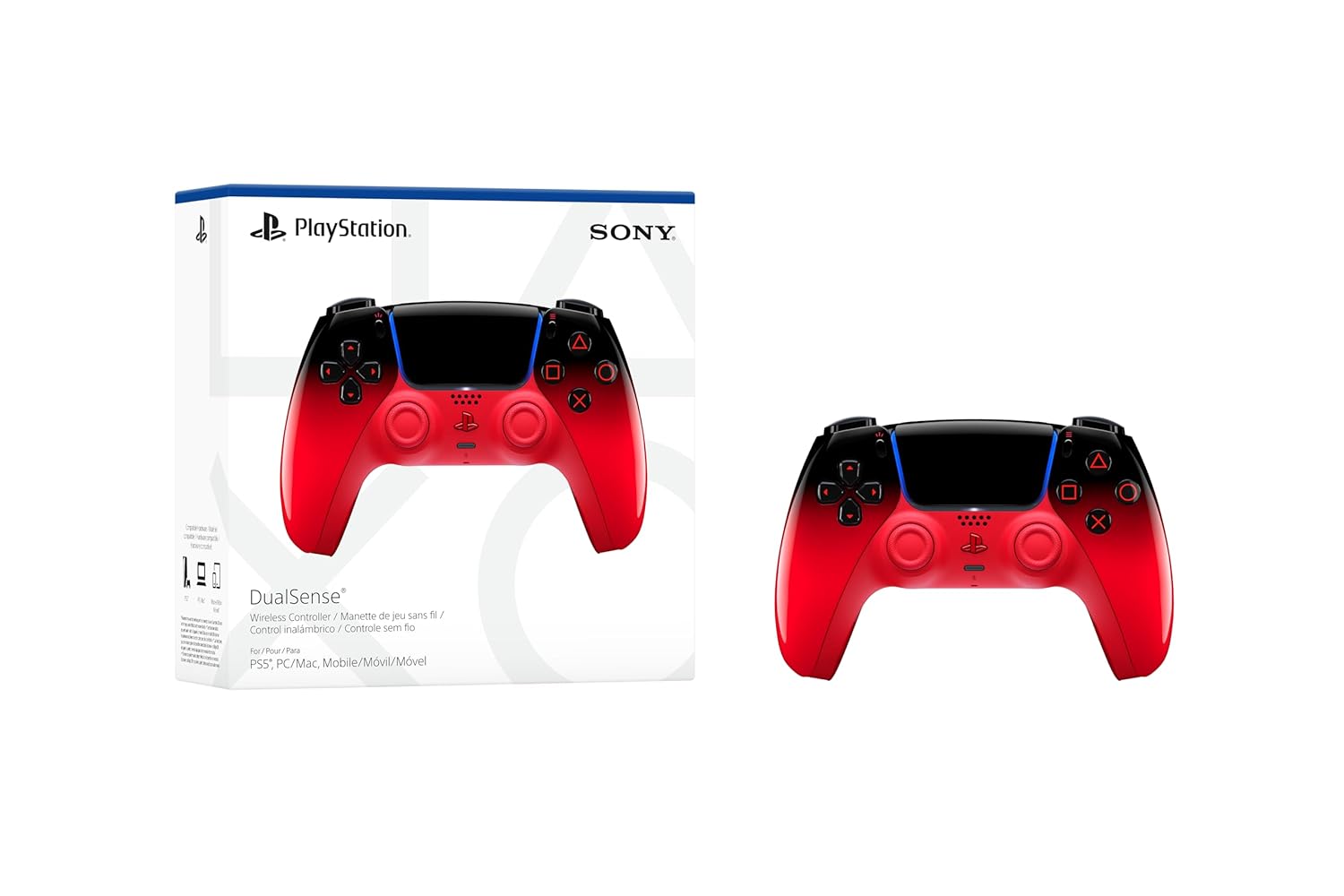PlayStation 5 DualSense 無線控制器(CFI-ZCT2G13)(Techno Red)
