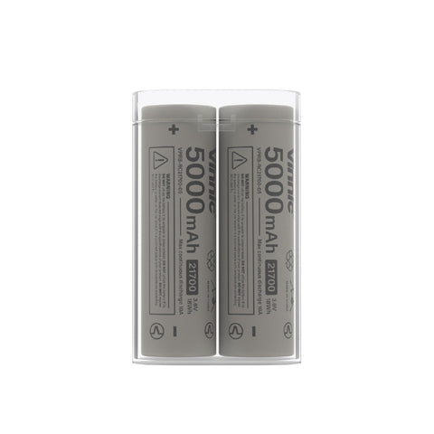 Vinnic Rendezvous 5000mAh 可換電 Type-C 直插式 雙輸出行動電源 (附21700電池兩枚)(軍事綠)