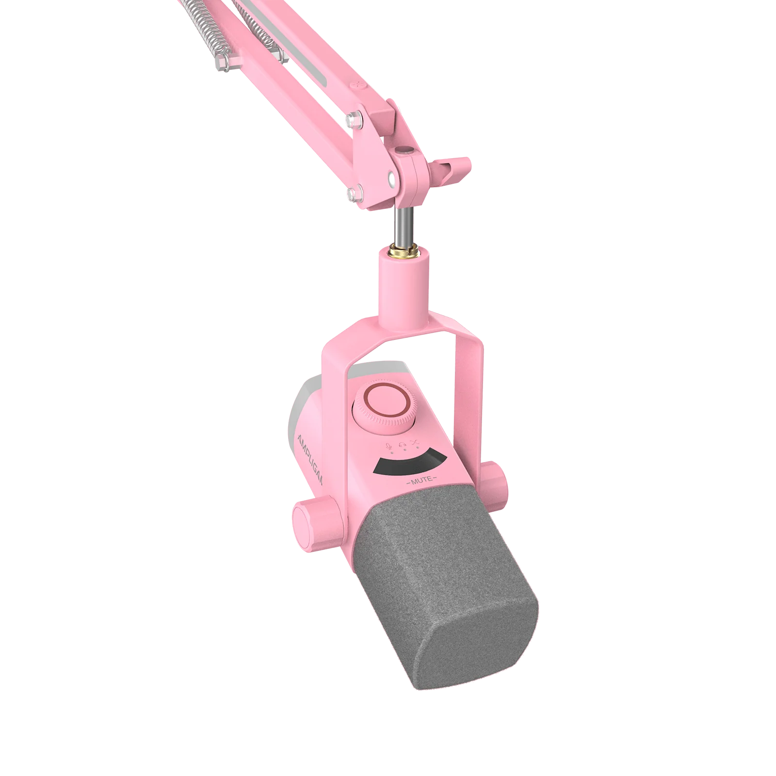 FIFINE AM8PROT 連RGB支架動圈式遊戲麥克風(支架-粉色)