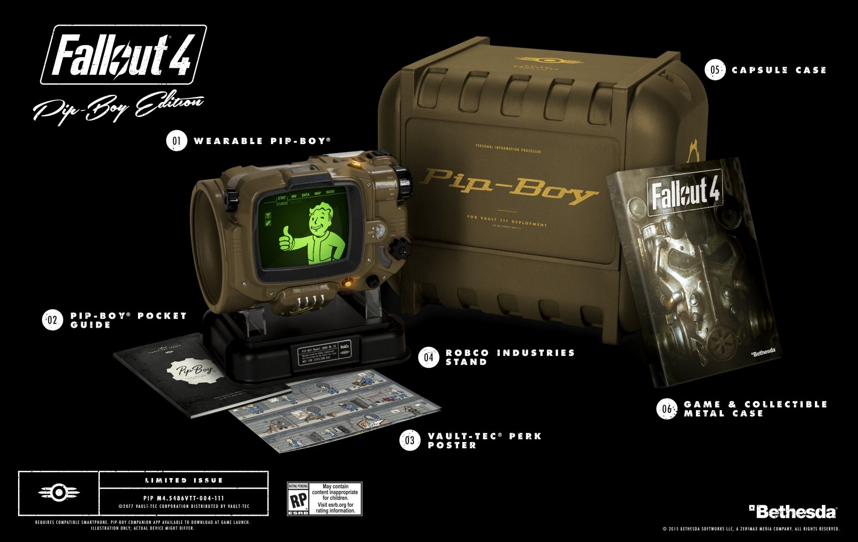 Fallout 4 Pip Boy Edition 異塵餘生4 中英合版 實體限定版 00fun商城香港人既遊戲店 Fallout 4 Pip Boy Edition 異塵餘生4 中英合版 實體限定版 00fun商城香港人既遊戲店